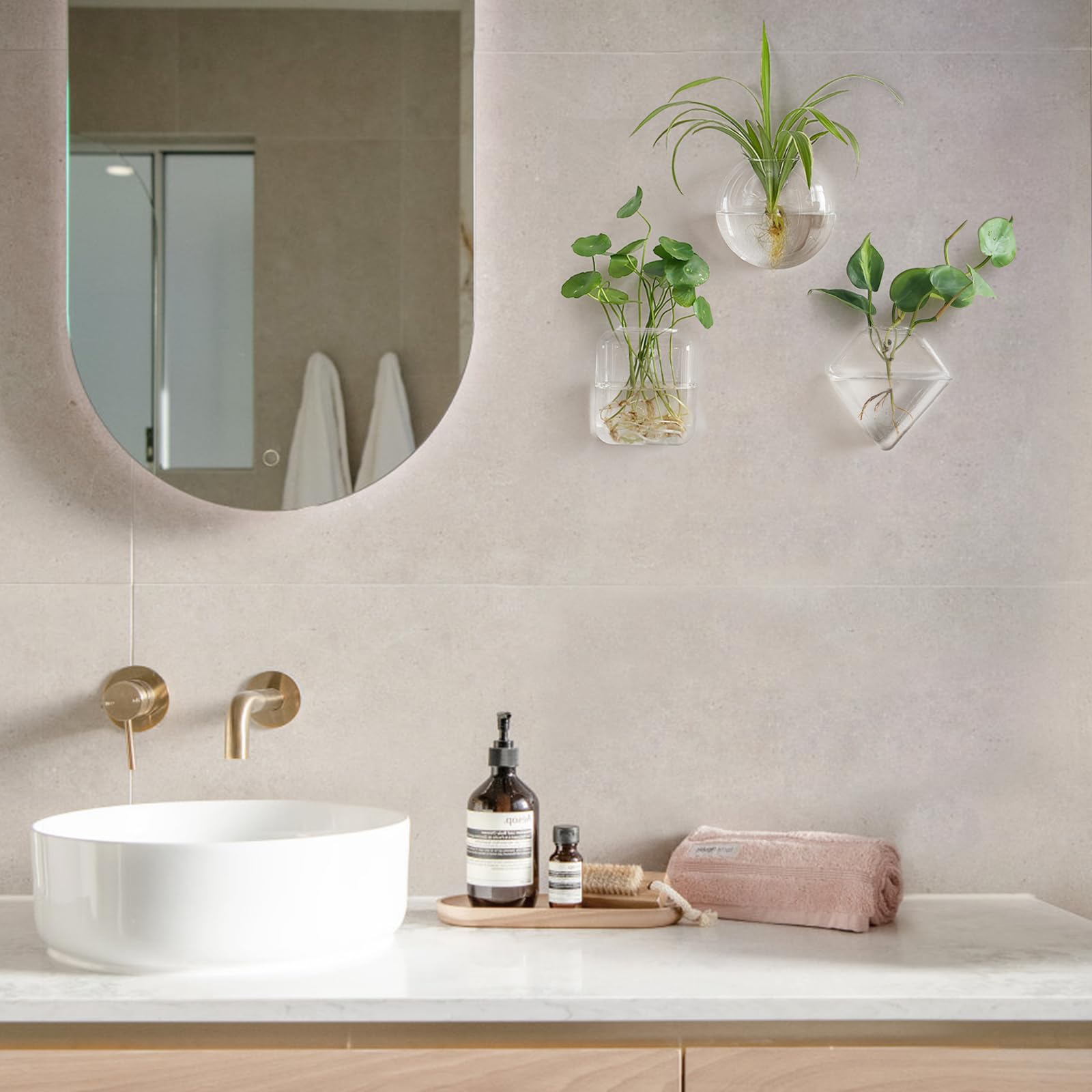 Mkono hanging hook and wall planter setup for easy installation