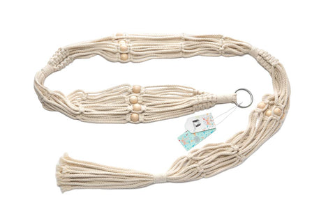 Mkono wood bead accents add tactile detail to home decor.