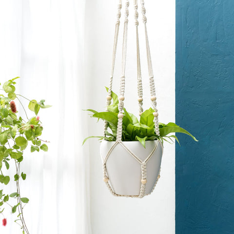 Mkono wood bead accents add natural charm to display