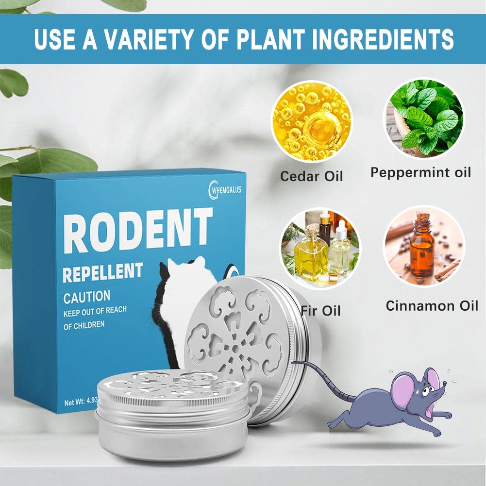 MKVBIF pet-safe peppermint rodent repellent suitable for households with kids