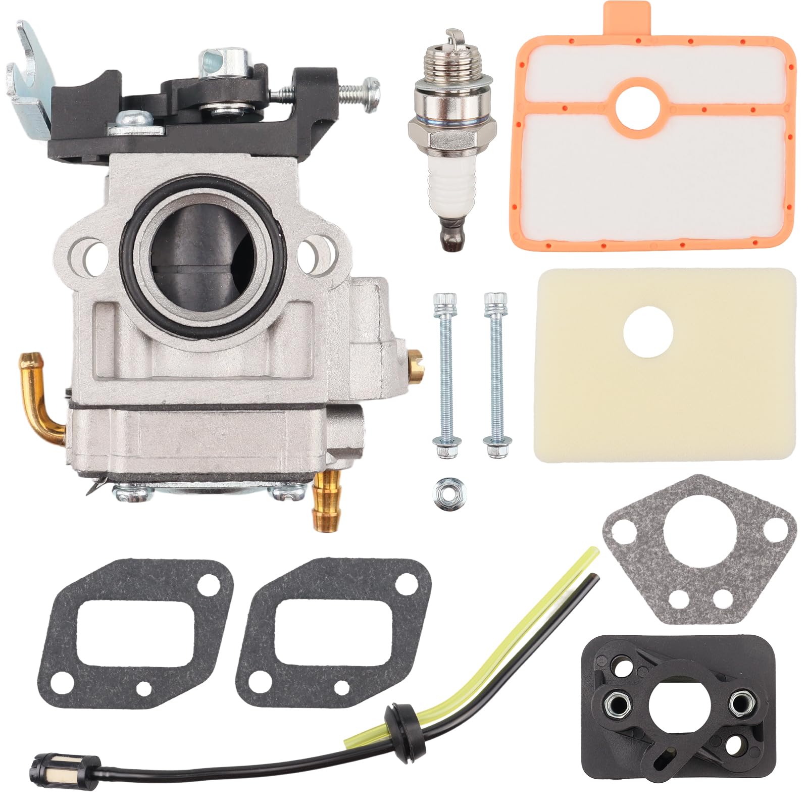 Mliong 531147180 carburetor with filter for Husqvarna 150BT improves idle stability