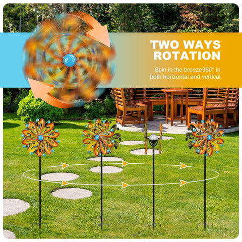 MLKNK wind spinner anti-rust paint preserves color under sun exposure
