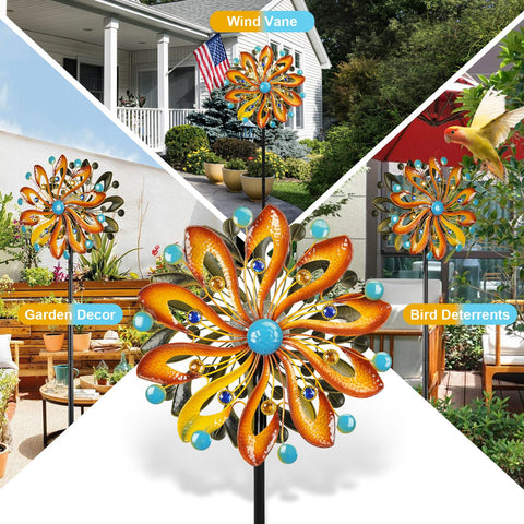 MLKNK wind spinner gift box presents a ready-to-gift garden decor