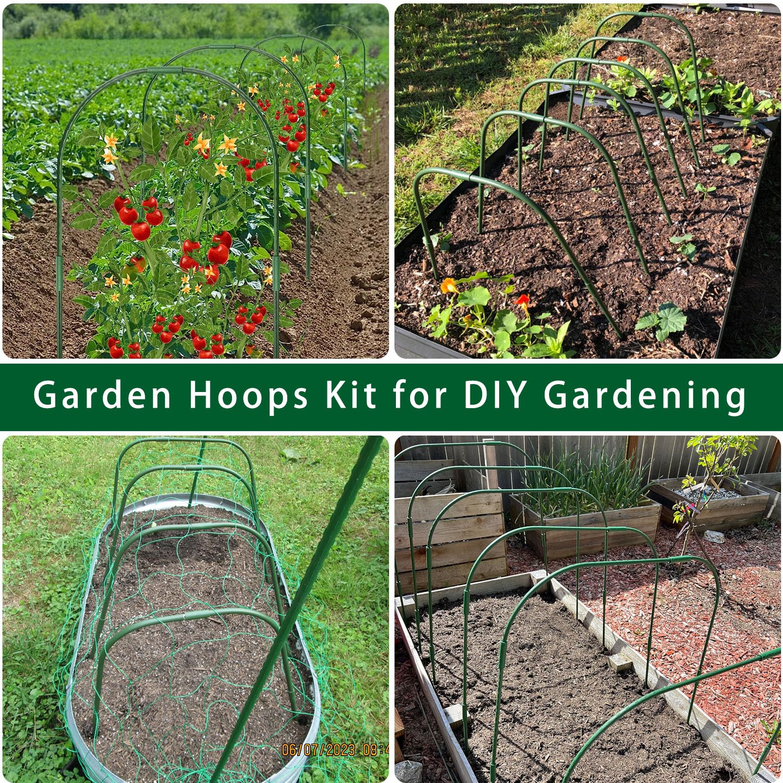 MLYKJ easy-assembly connectors simplify building customizable hoop arches.