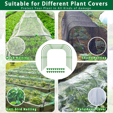 MLYKJ reusable weather-resistant tunnel system for gardens.