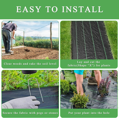 MLZPU driveway underlayment fabric stabilizes surfaces and reduces weed growth.