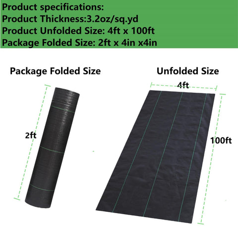 MLZPU weed barrier fabric close-up reveals tight weave for durability