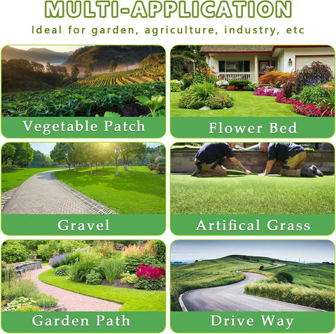 MLZPU weed-control garden cloth designed for easy cutting and installation.
