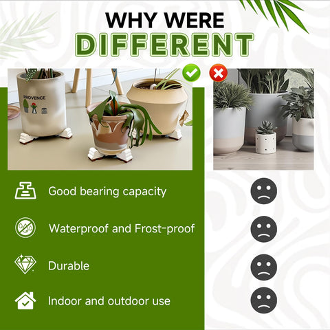 MMAIBAOLAI floor-protecting pot feet keep indoor surfaces safe.