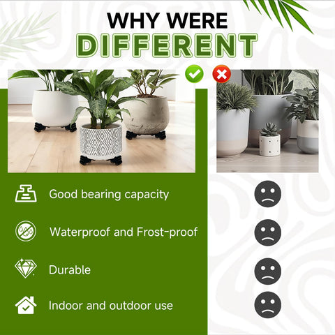 MMAIBAOLAI indoor-outdoor planter elevators offer versatile protection for furniture.