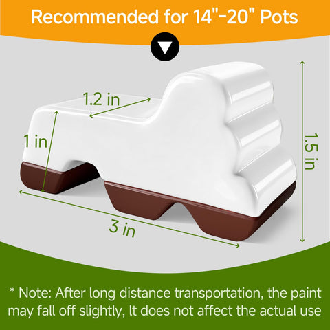 Heavy-duty pot risers from MMAIBAOLAI support up to 440 pounds.