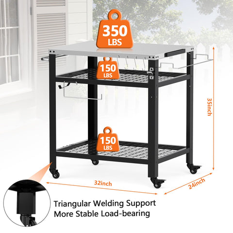 M METERXITY three-layer storage keeps tools organized