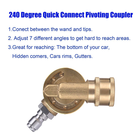 M MINGLE 240-degree rotation attachment helps reach tight spots around gutters.