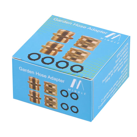 M MINGLE four-pack kit provides versatile hose adapters and replacements.
