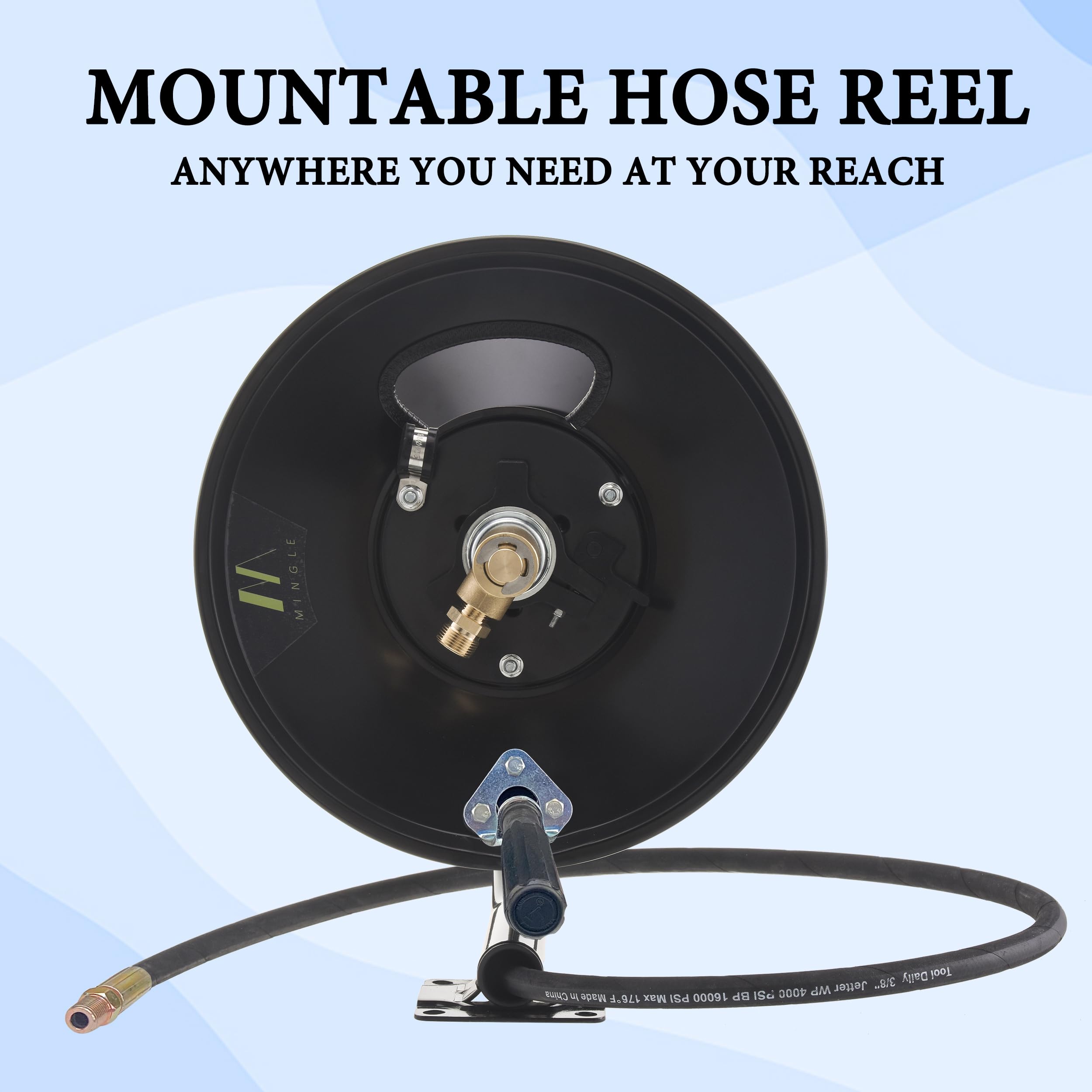 MMINGLE includes 80 inch inlet hose for quick installation