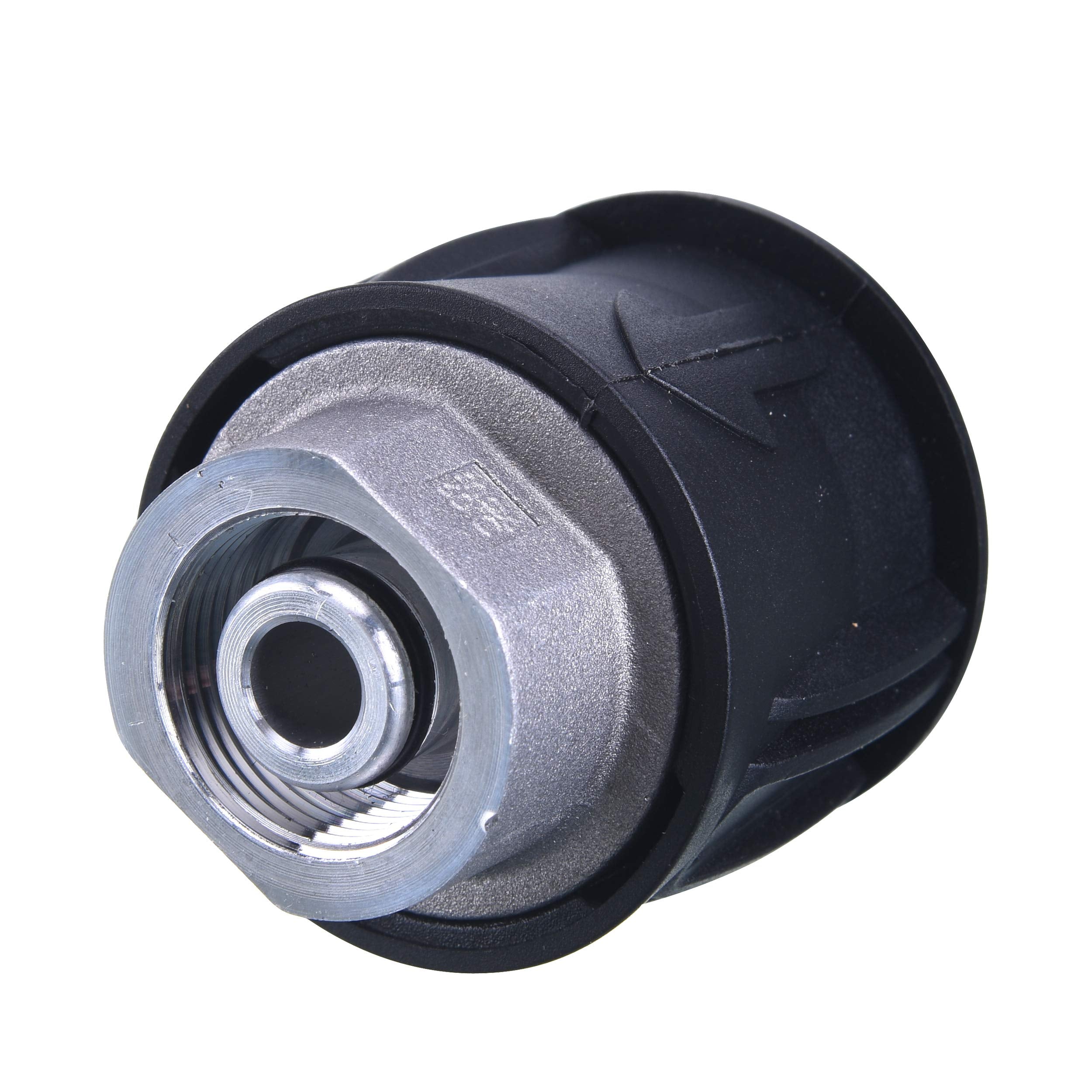 MMINGLE easy connect and disconnect design simplifies frequent hose changes