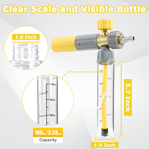 M MINGLE five-nozzle tip set enables versatile spray angles.