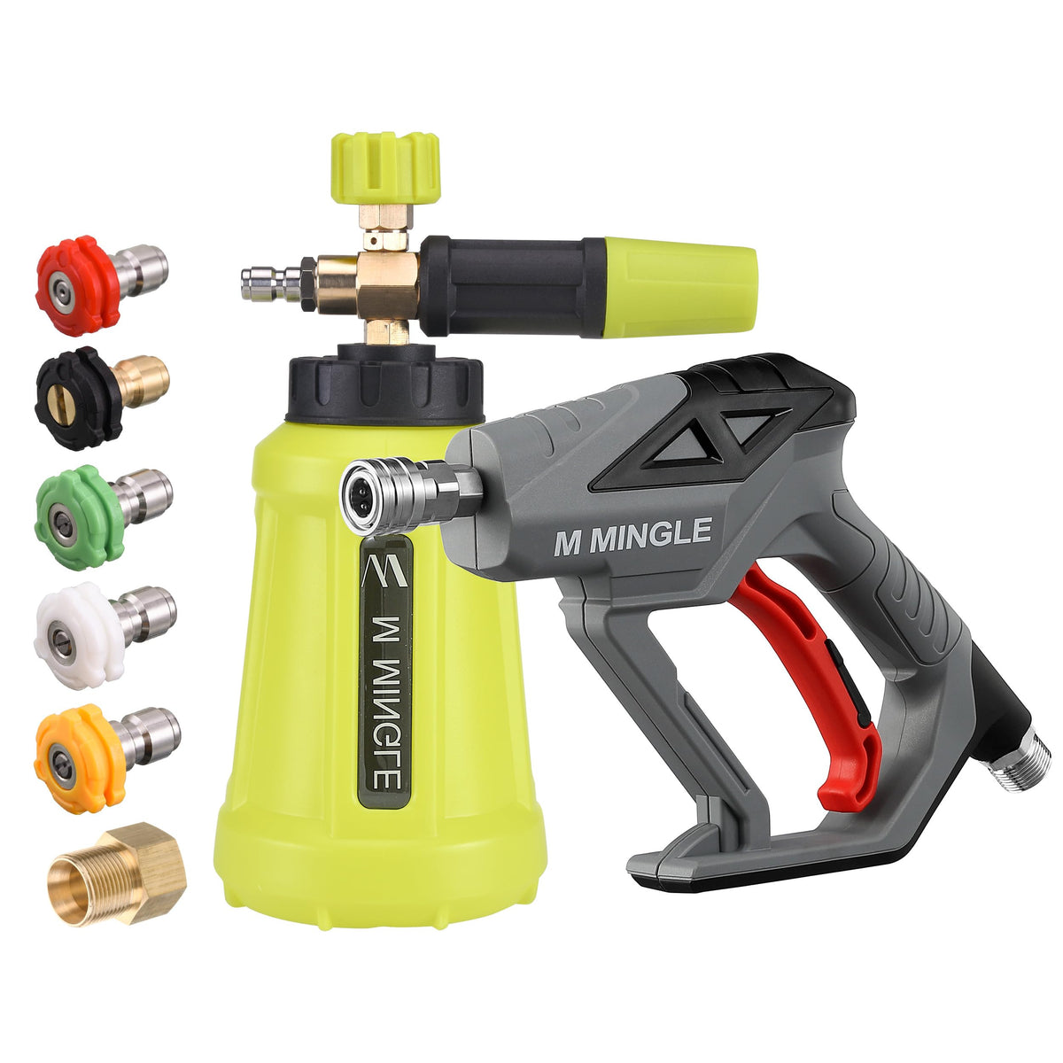 M MINGLE foam cannon 4000psi snow lance for dense car washing.