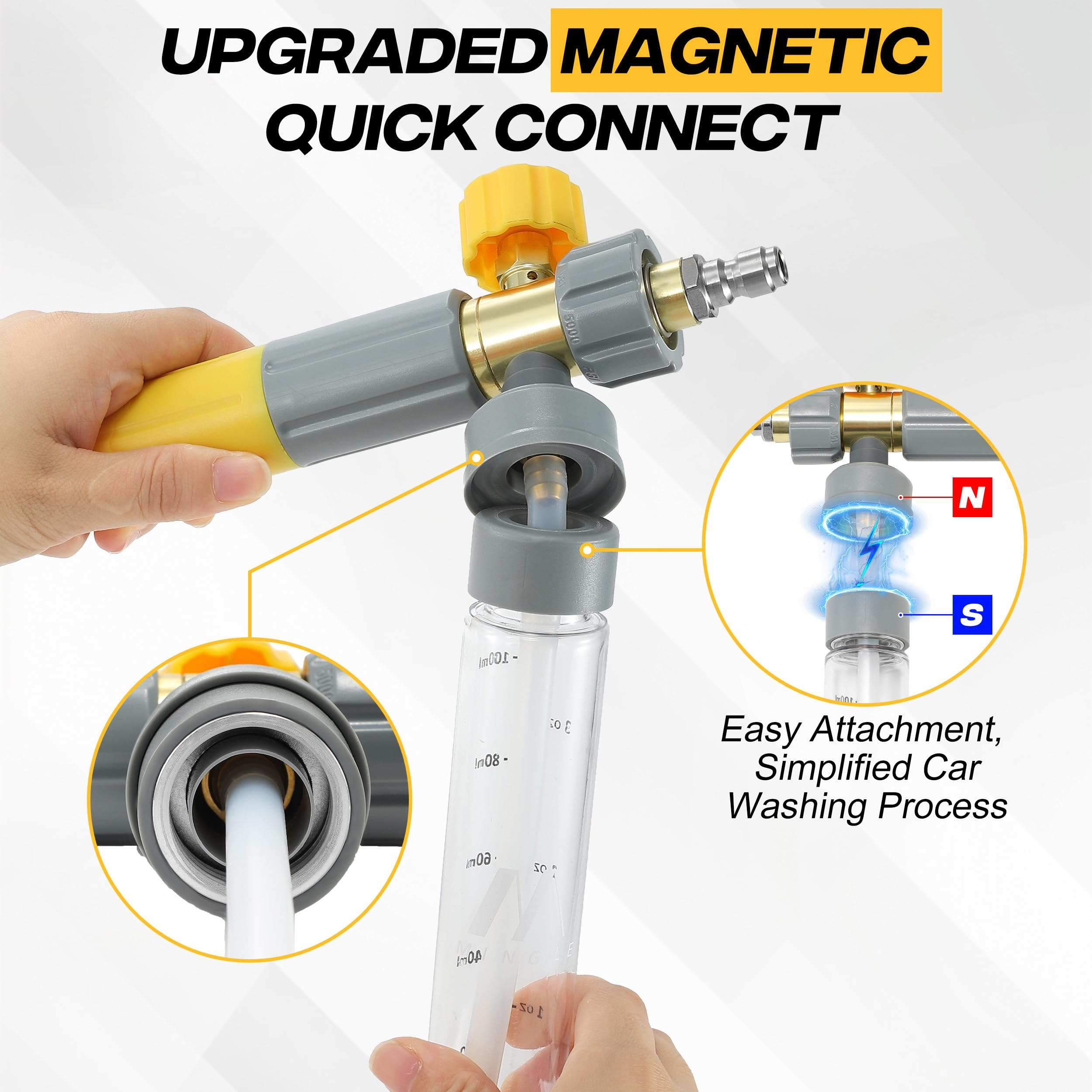 M MINGLE undiluted foam operation delivers rich foam for cleaner surfaces.