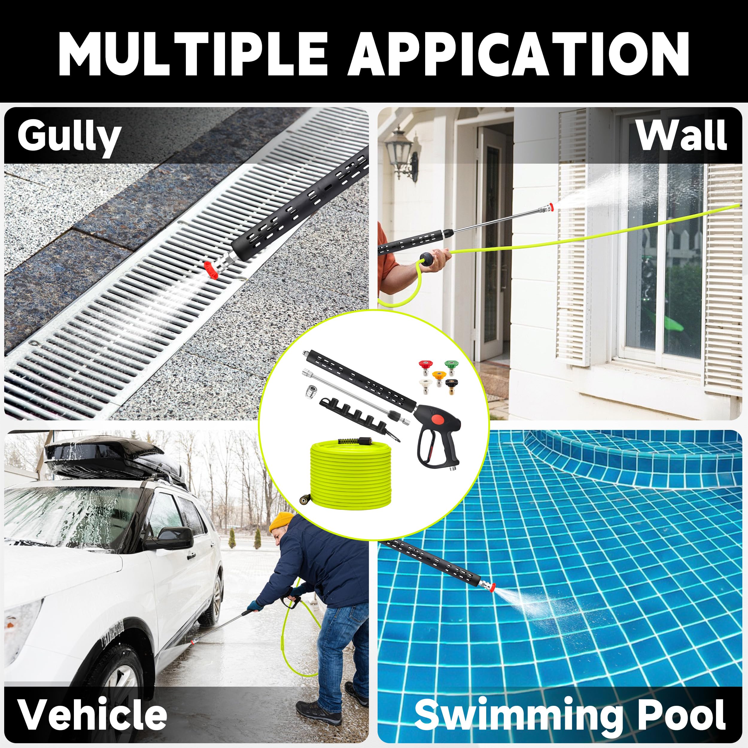 MMINGLE five-tip nozzle set for versatile spray patterns