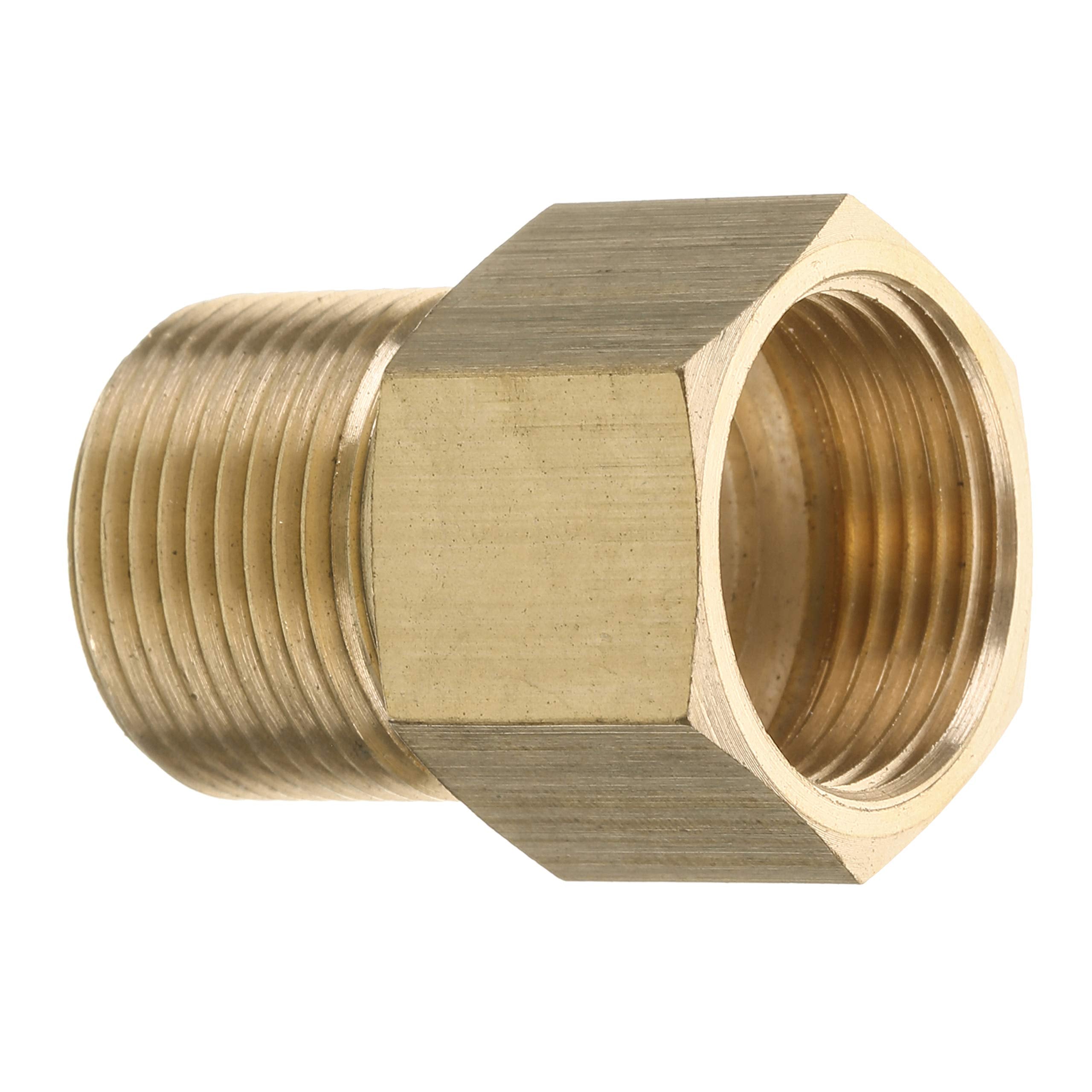 MMINGLE brass coupler showing M22 15mm to 14mm conversion for versatile compatibility.