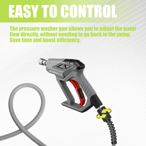 M MINGLE side corner nozzle reaches awkward bends for complete clearance