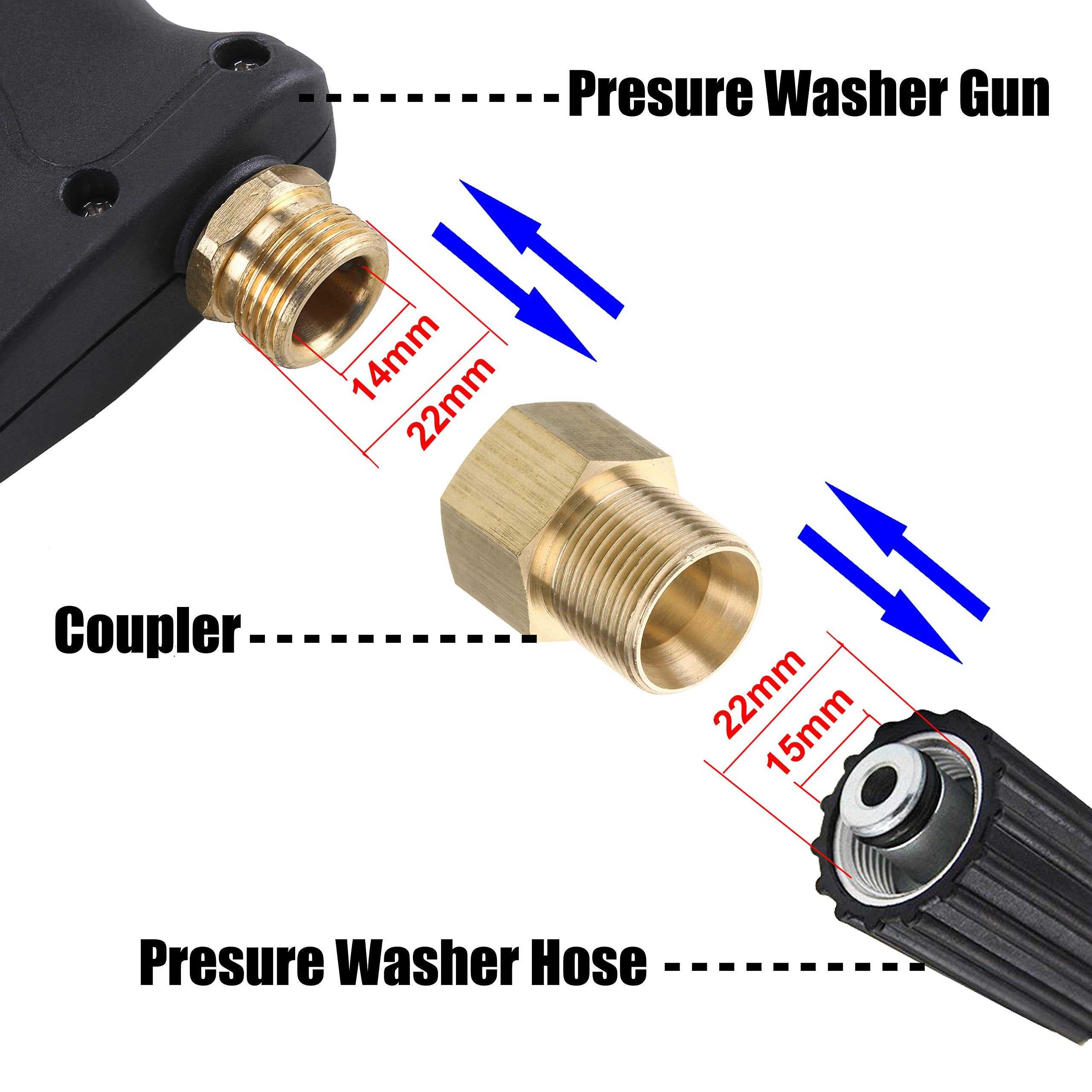 MMINGLE brass design with teflon guidance helps seal threads and reduce leaks.