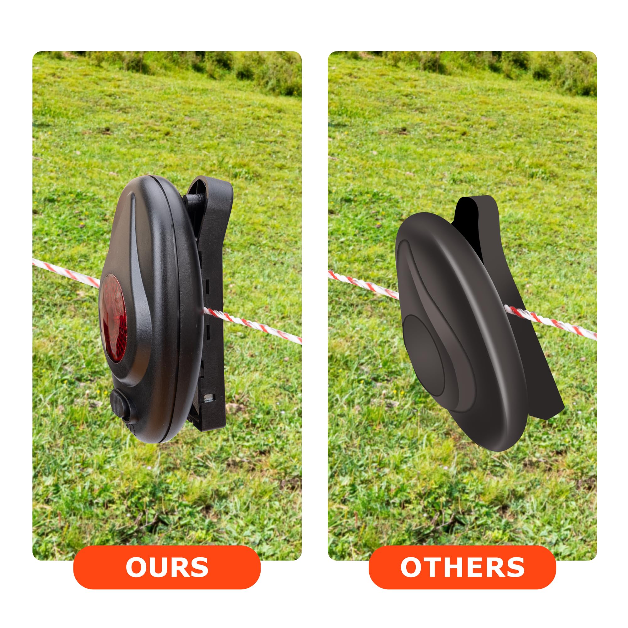 M MINGYA durable ABS and copper construction ensures long-lasting fence monitoring.