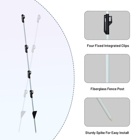M MINGYA step-in base shown for fast, tool-free ground insertion.