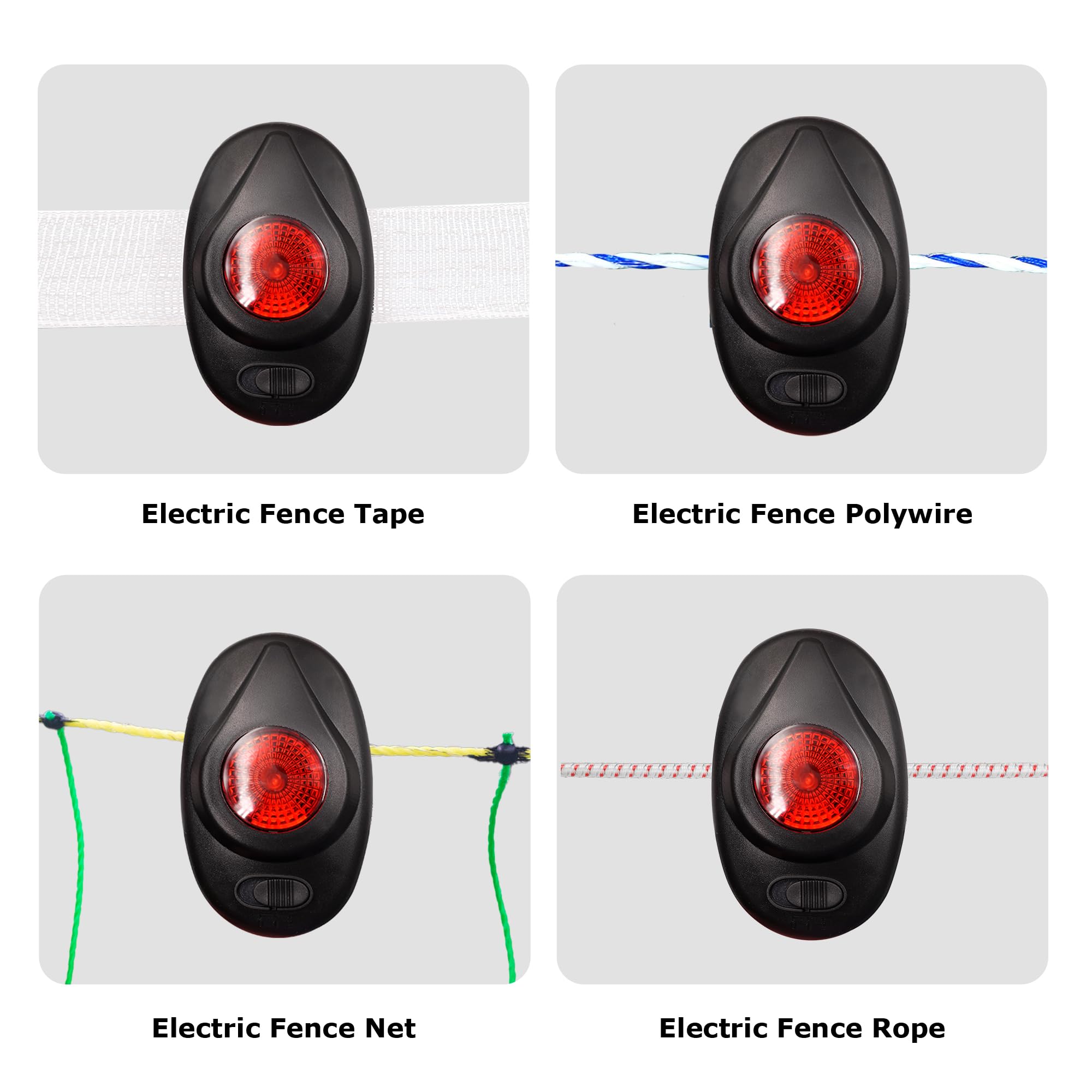 M MINGYA waterproof fence indicator clip protects fences in all weather conditions.