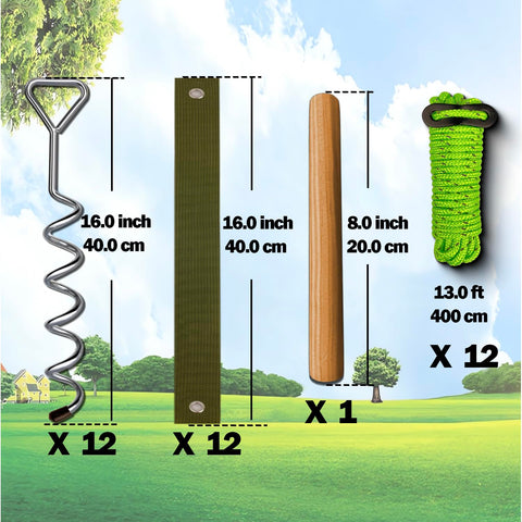 MNPARTS reflective nylon support rope enhances night visibility to prevent collisions