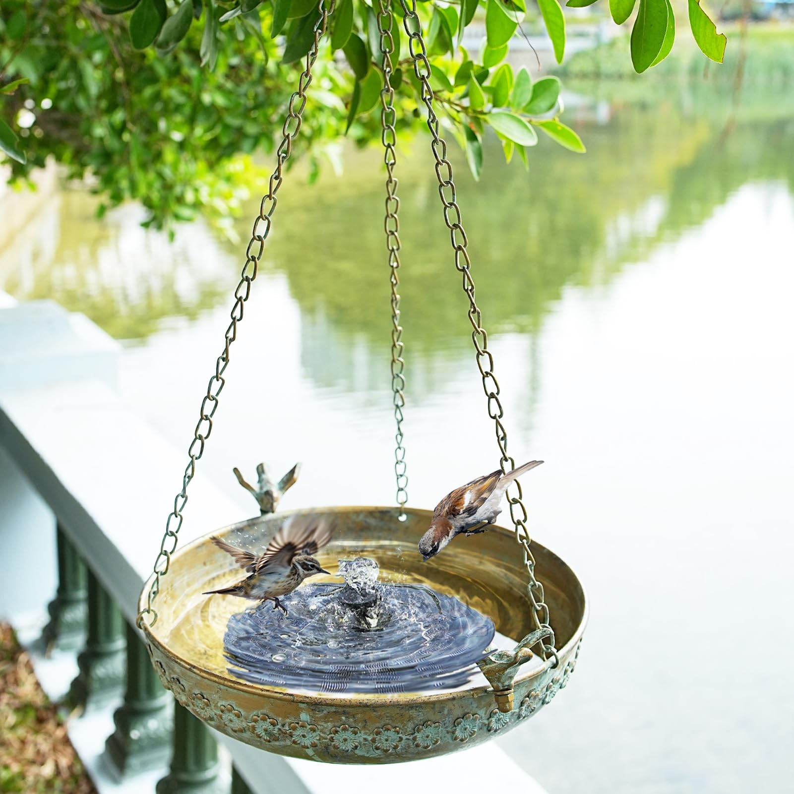 MNRYLKB 12-inch bowl provides ample water-bathing space.