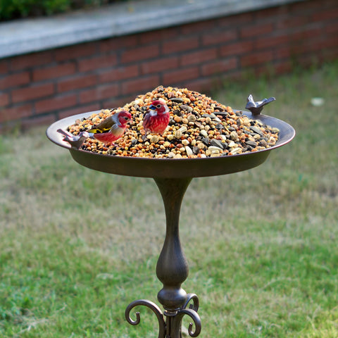 MNRYLKB birdbath-stand-assembly shows easy setup for quick garden enjoyment