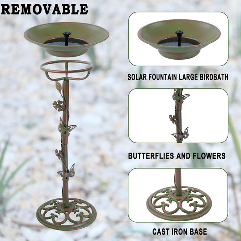 MNRYLKB cast iron base adds durability and a classic look to outdoors.