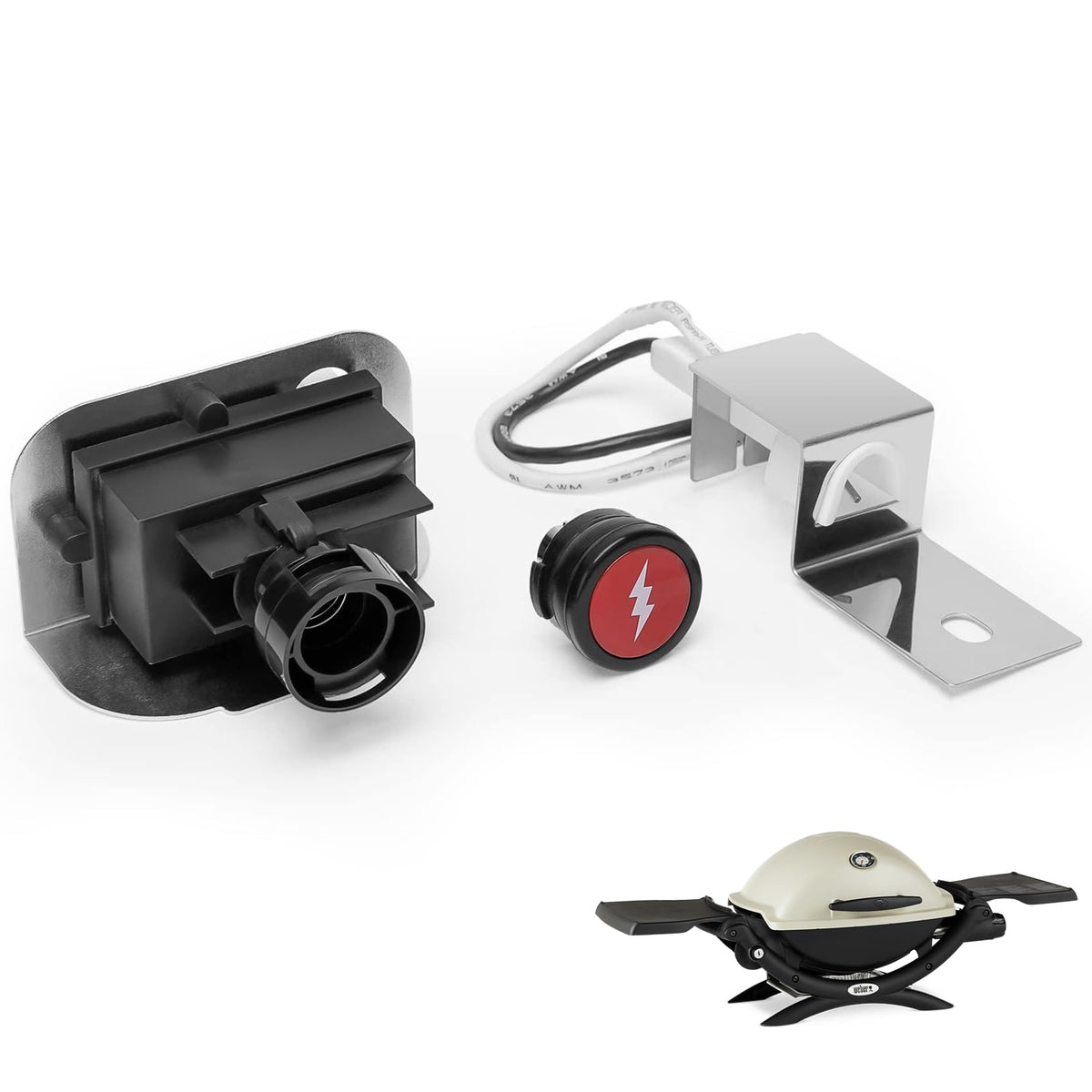 MOASKER 64868 igniter kit close-up for fast Weber ignition