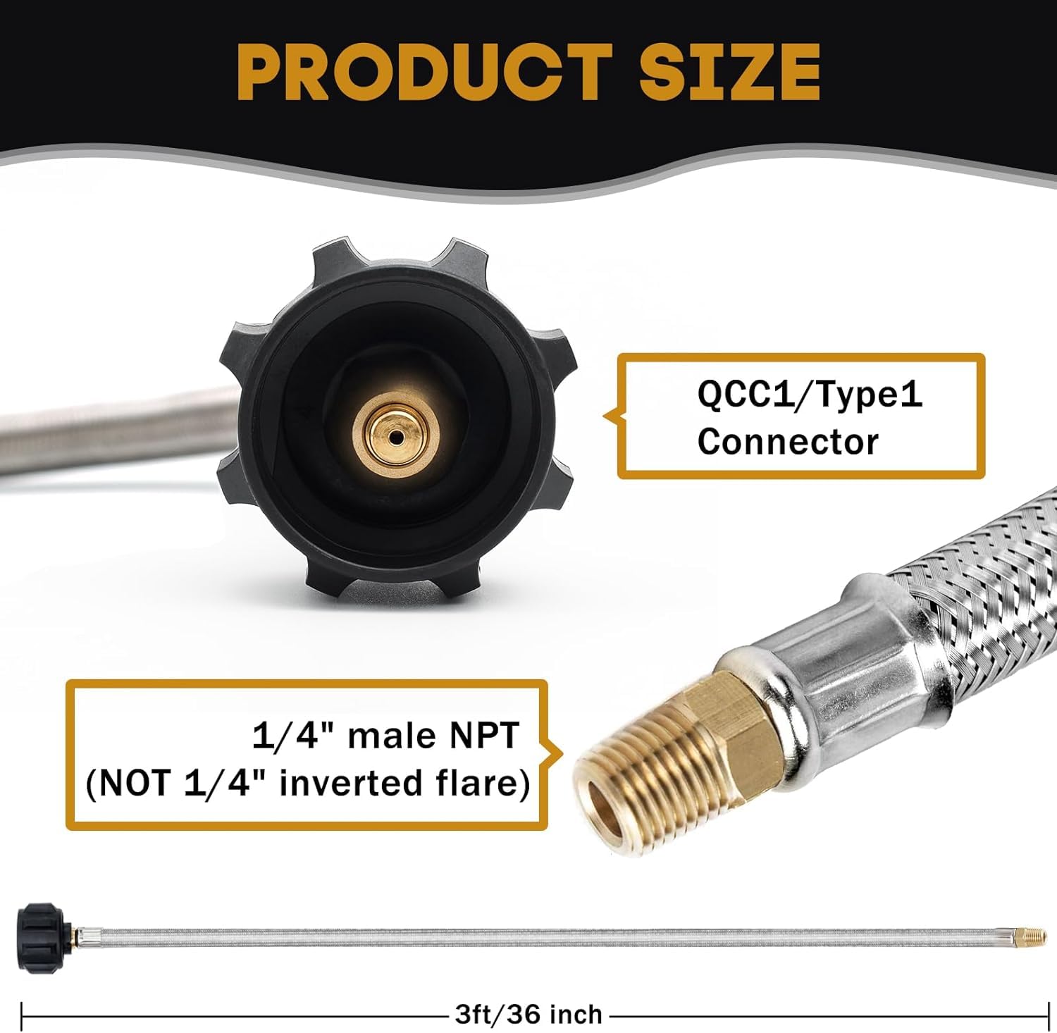 MOASKER brass adapters provide a leak-free, reliable connection