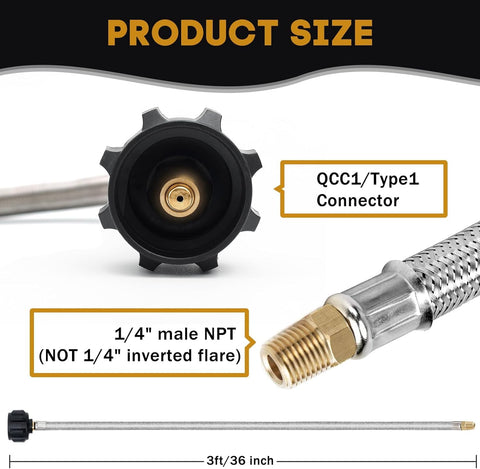 MOASKER brass adapters provide a leak-free, reliable connection