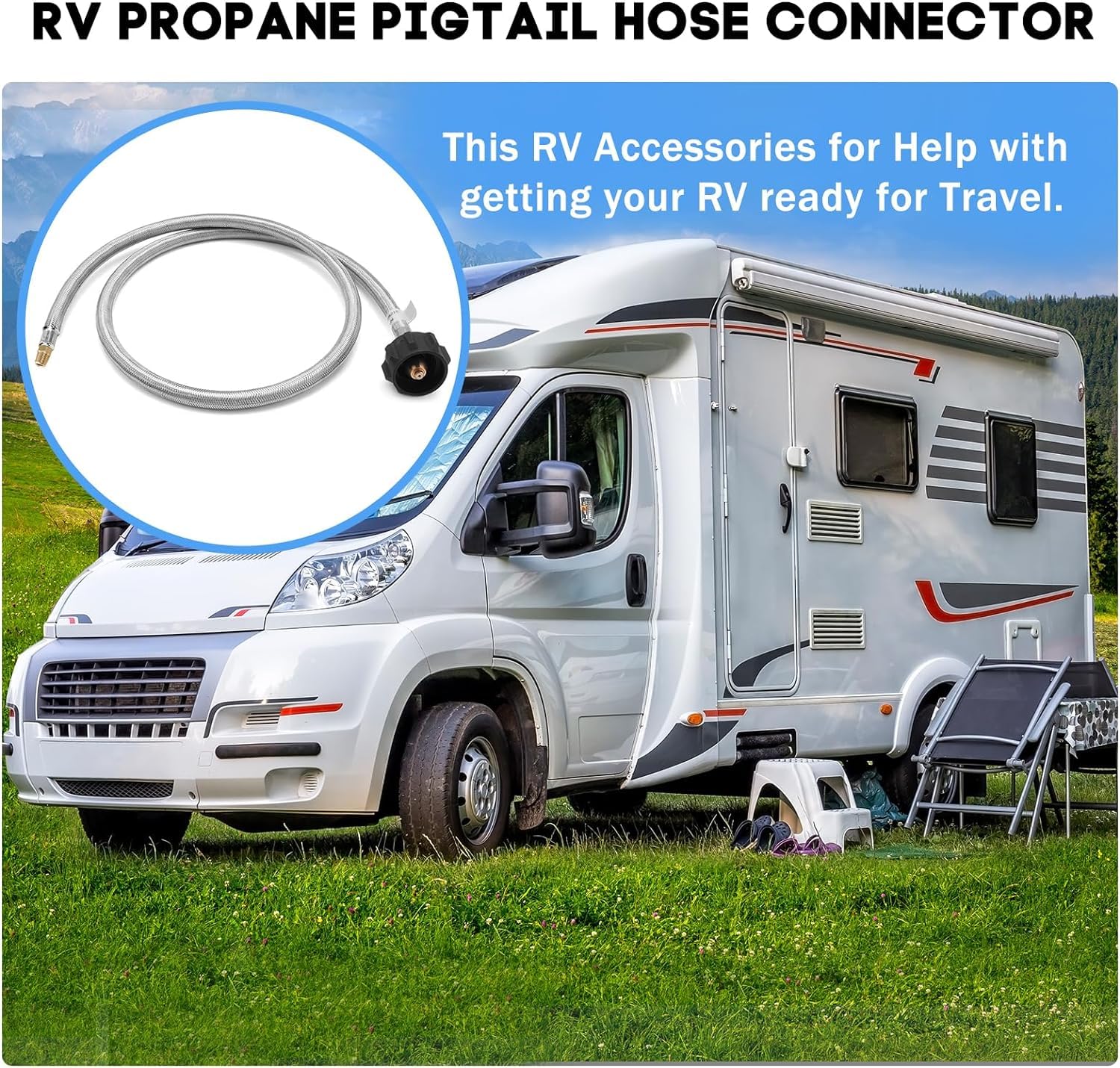 MOASKER CSA-certified hose supports airtight connections during outdoor cooking