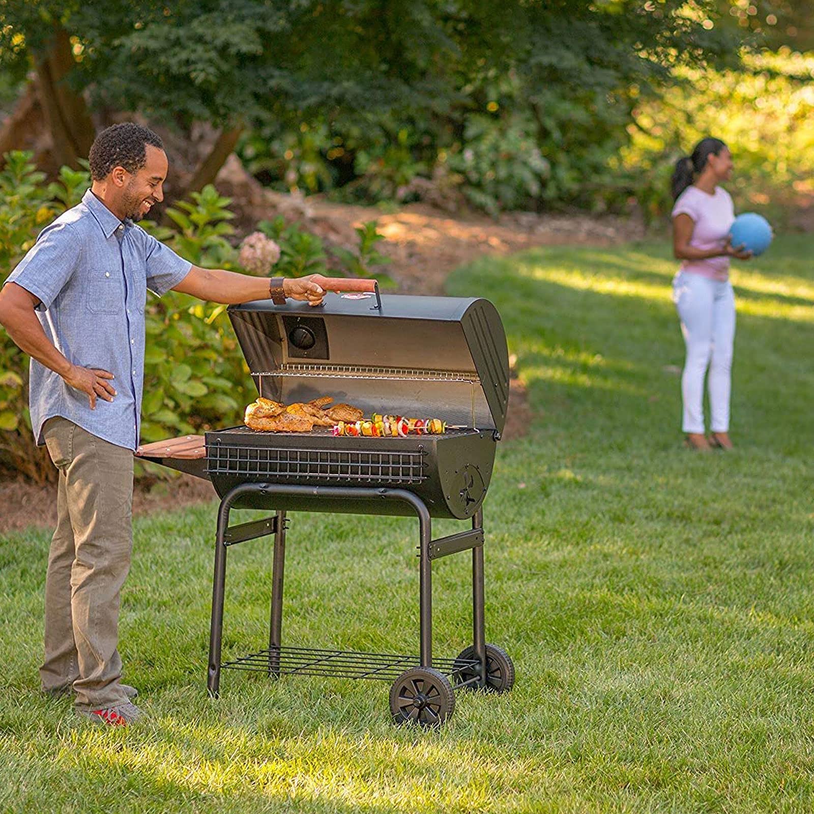 MOASKER 27-inch kit enables quick ash collection and cleaner grilling