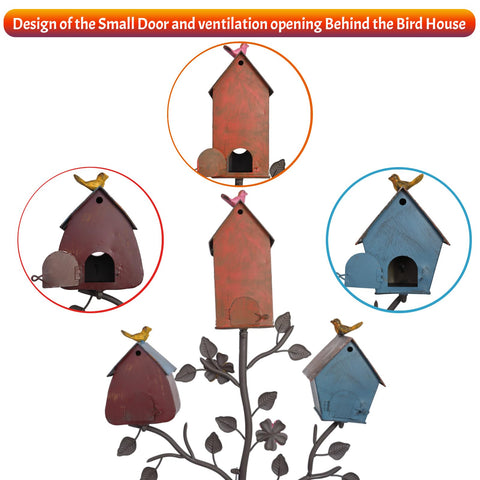MOCOME large-entry-hole birdhouse suits standard birds and nesting needs.