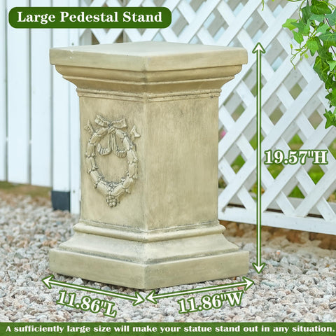 MOCOME large square base provides stable support for heavy decor.