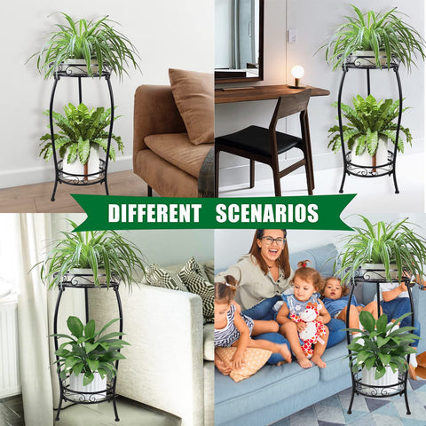 MOCORY weather-resistant plant stand ideal for corners, yards, and balconies