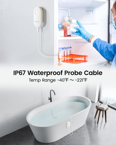 MOCREO LS2 sensor body outside with inside probe delivers faster signals.
