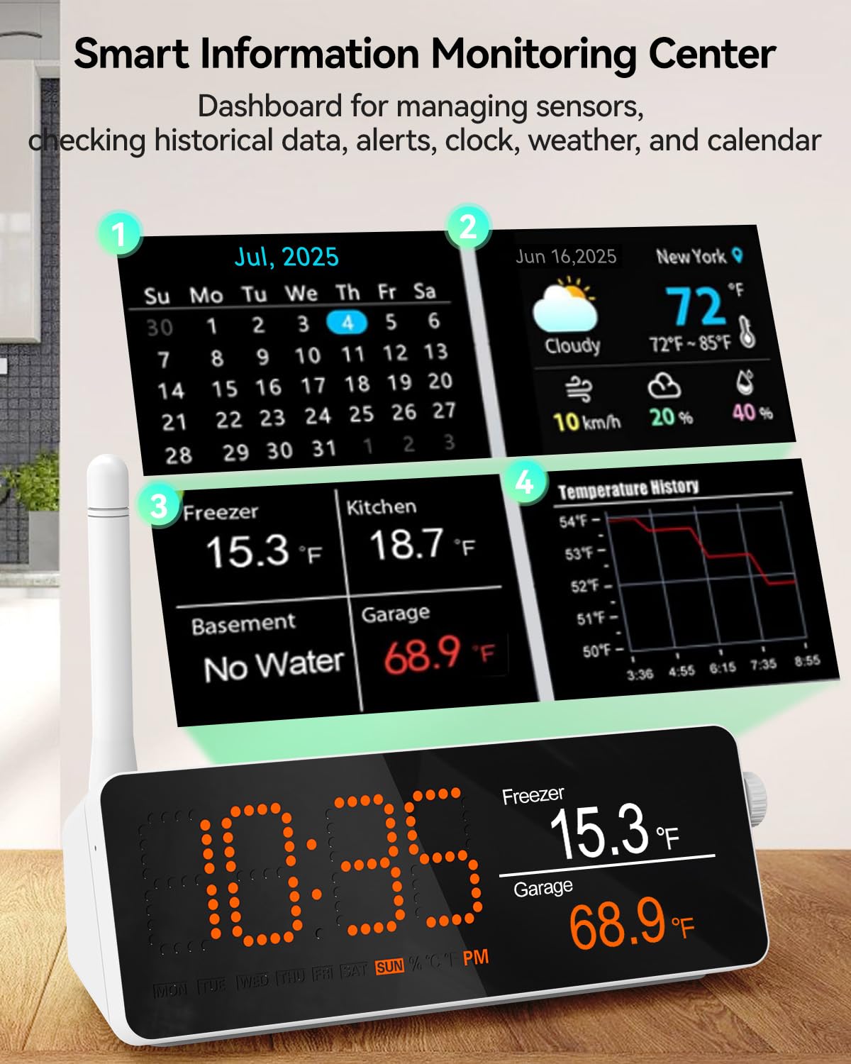 MOCREO two-year battery life reduces maintenance in busy facilities.