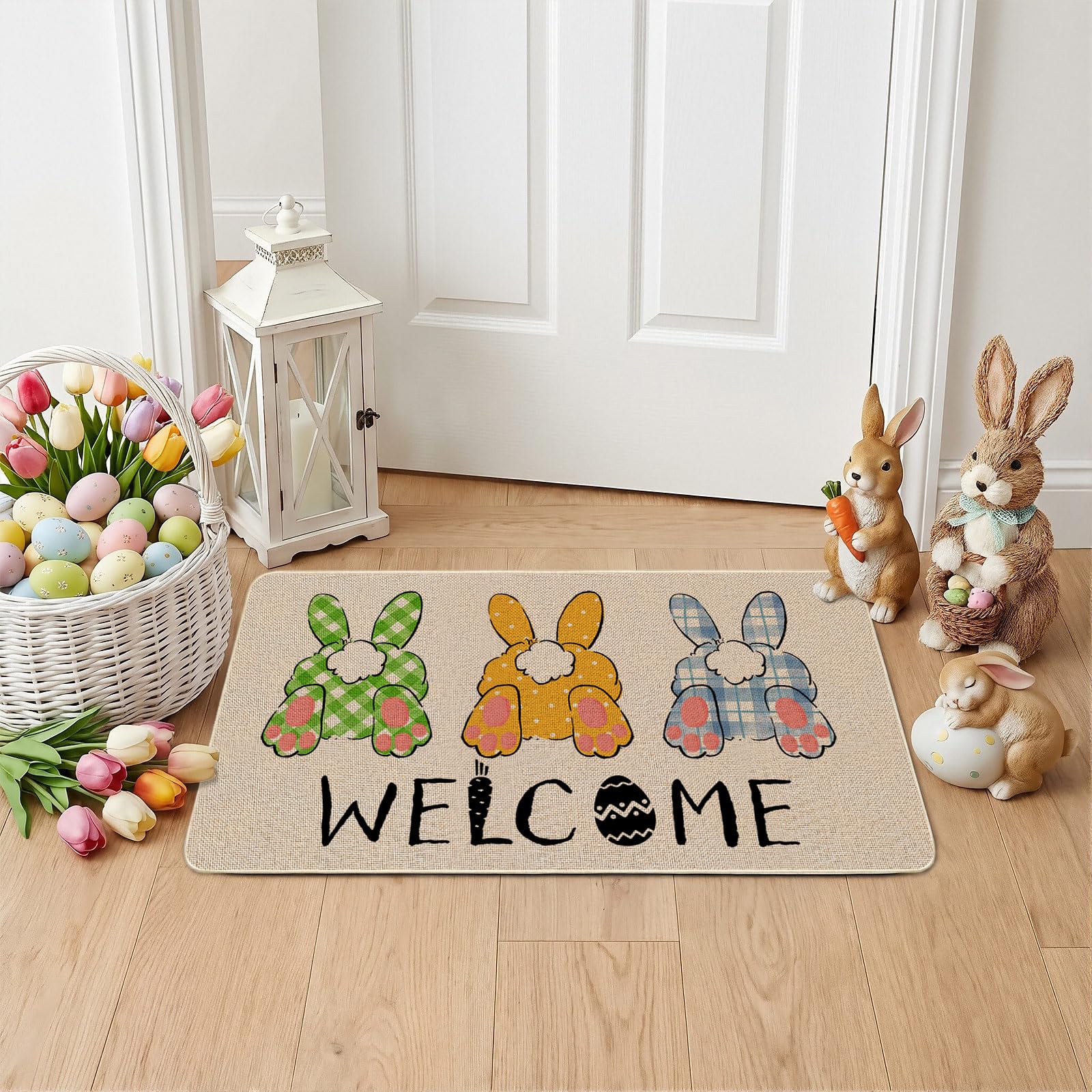 Mocsicka Outdoor entry mat 17x30 inches for durable year-round use