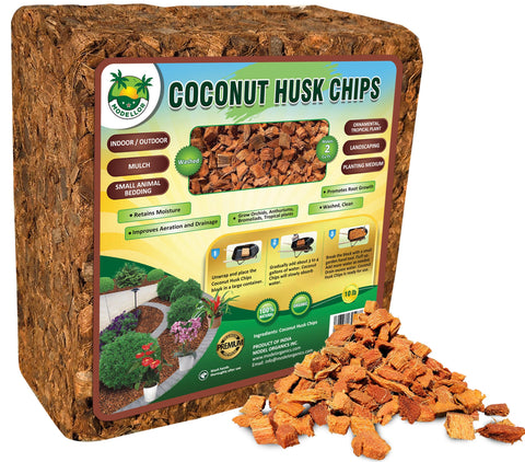 MODELLOR Premium Coco Chips block 10lb for compact storage and easy hydration.