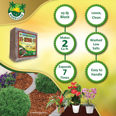 MODELLOR Coco Chips mold resistance supports longer-lasting bedding and substrate.