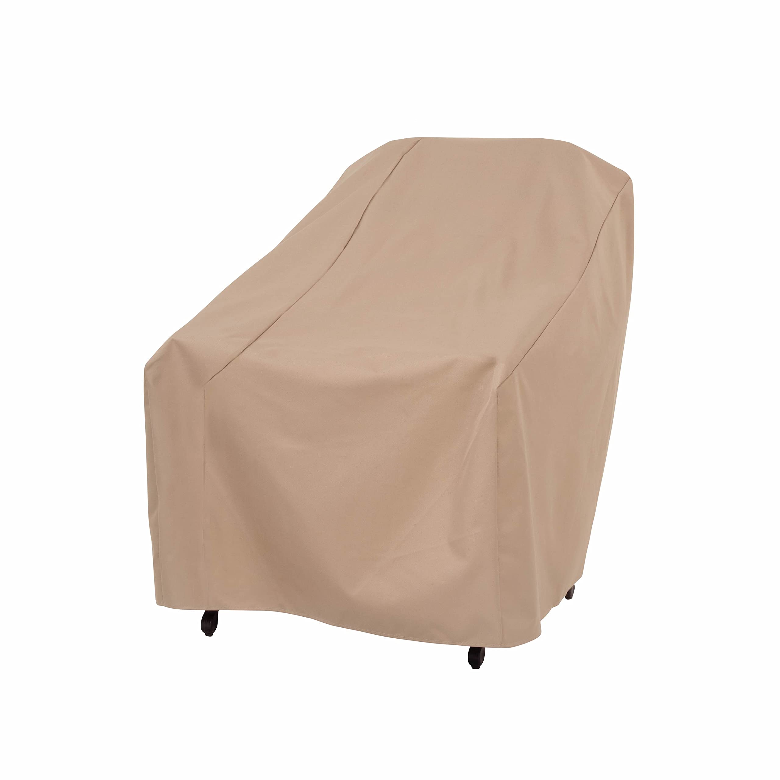 Modern Leisure Basics chair cover front view protects furniture from rain and sun.