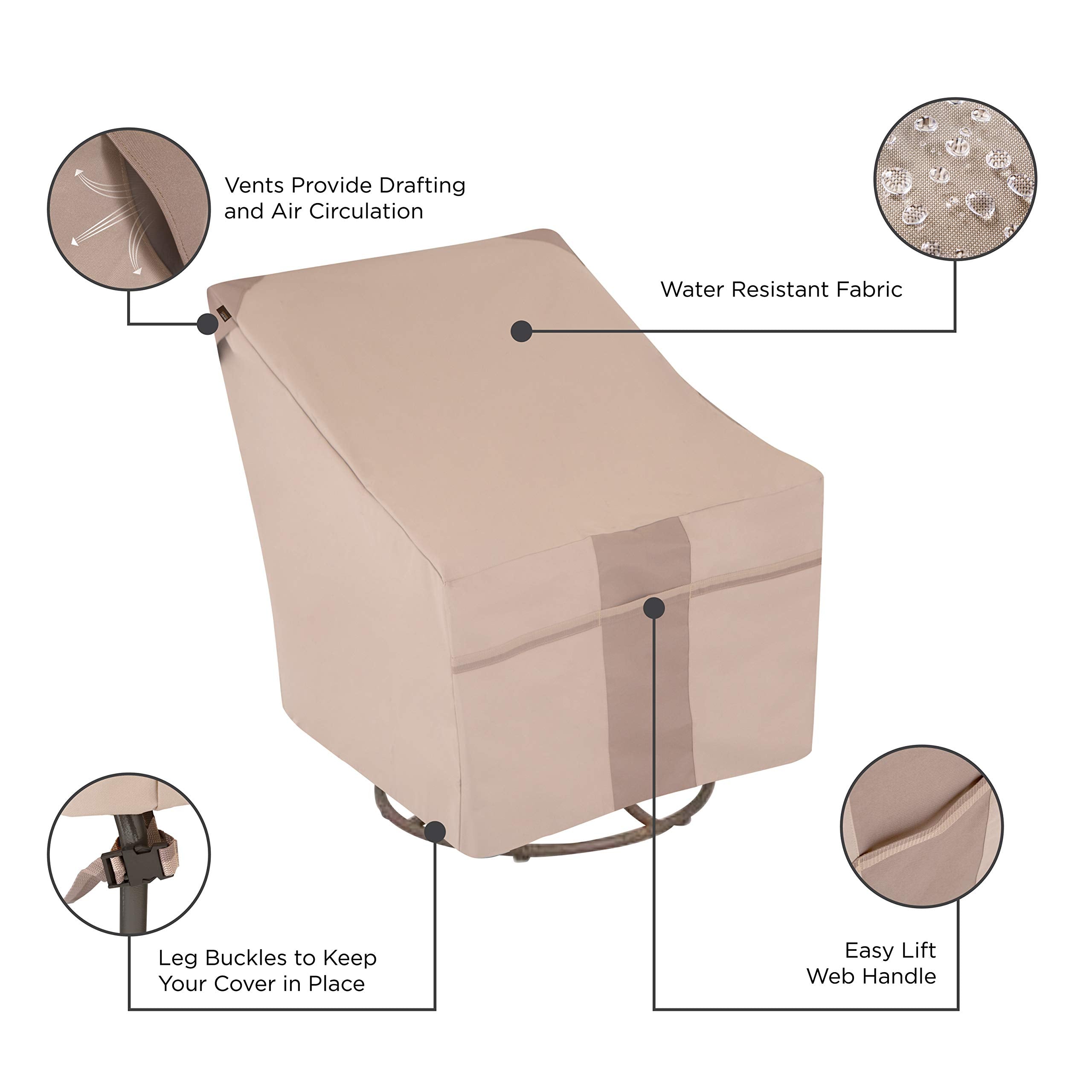 Vent design detail showing built-in air vents for airflow and wind resistance