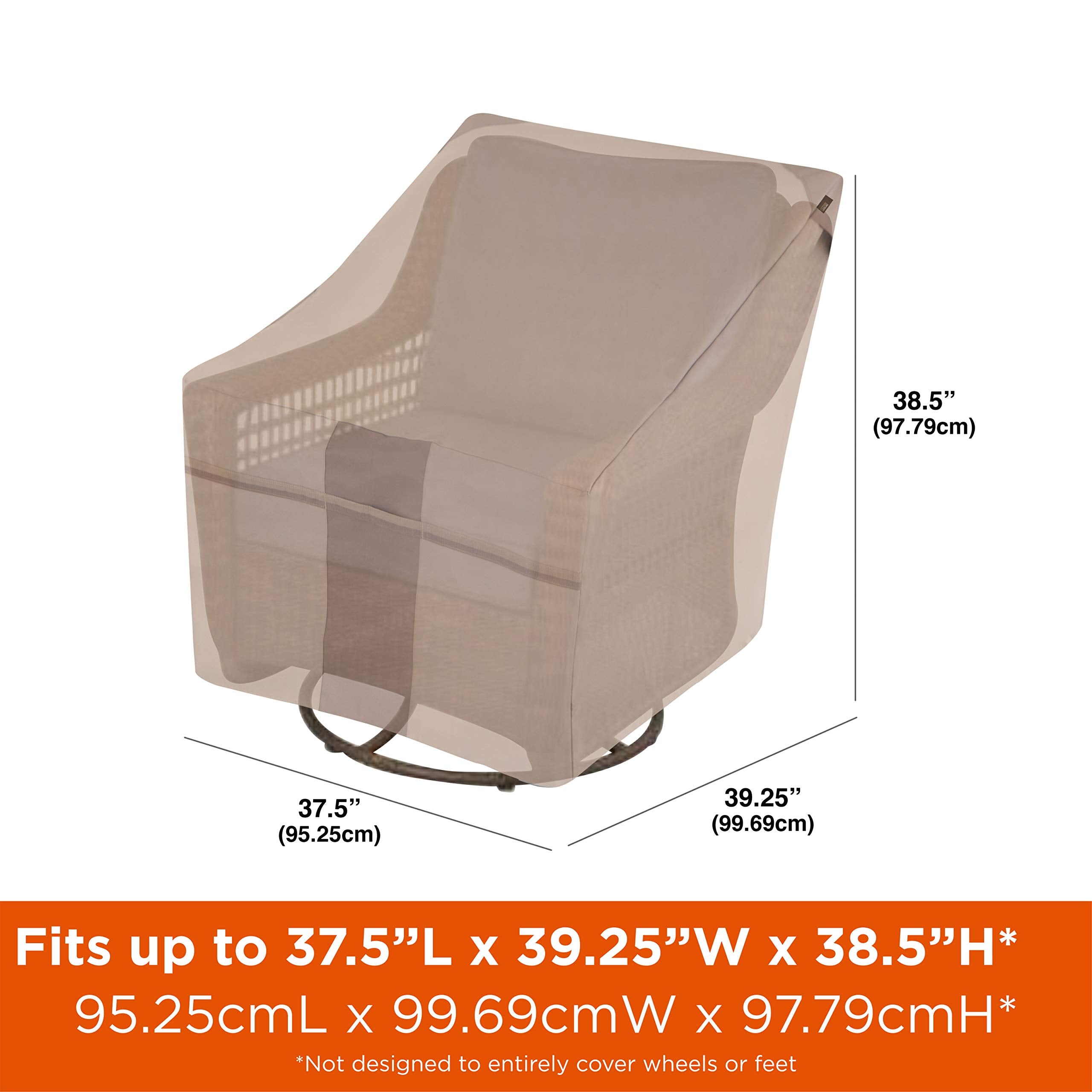 Modern Leisure Monterey cover on chair illustrates snug, secure fit